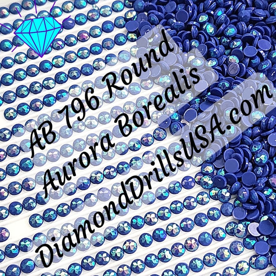 AB 796 ROUND 5D Aurora Borealis 5D Diamond Painting Drills