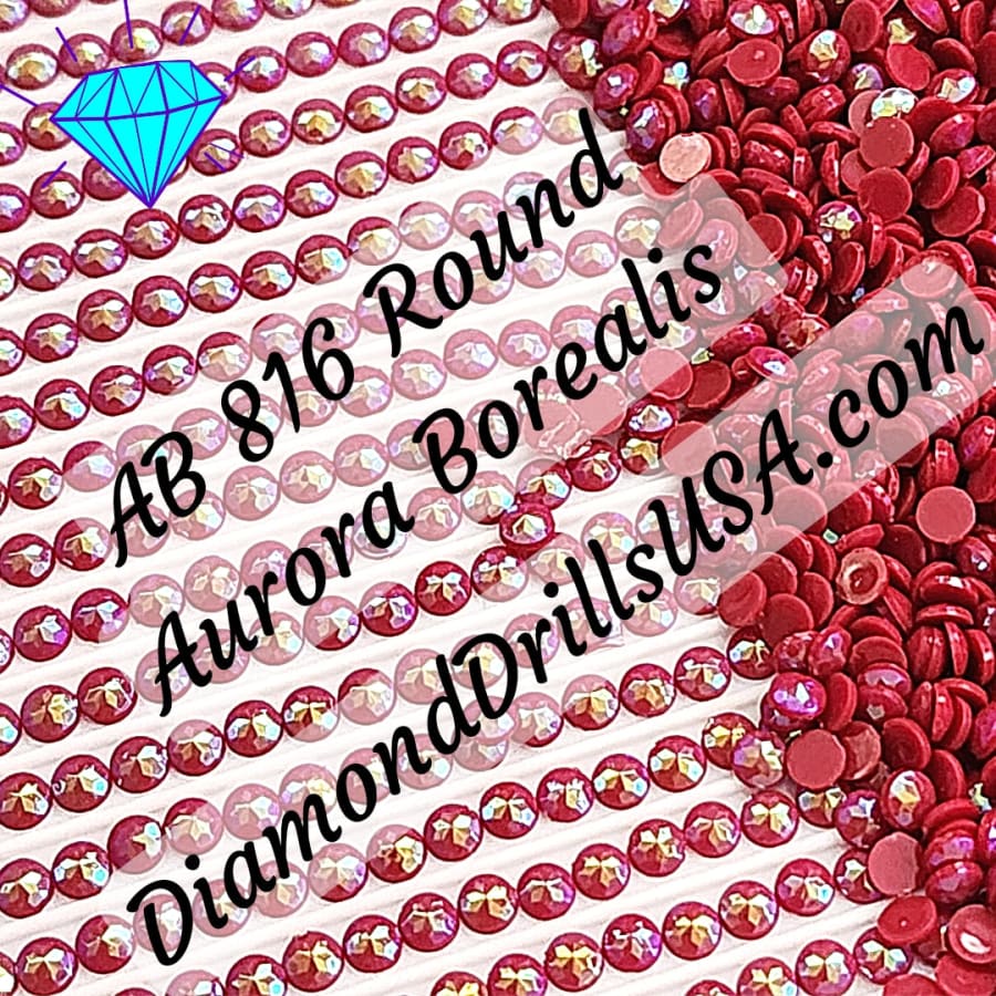 AB 816 ROUND Aurora Borealis 5D Diamond Painting Drills