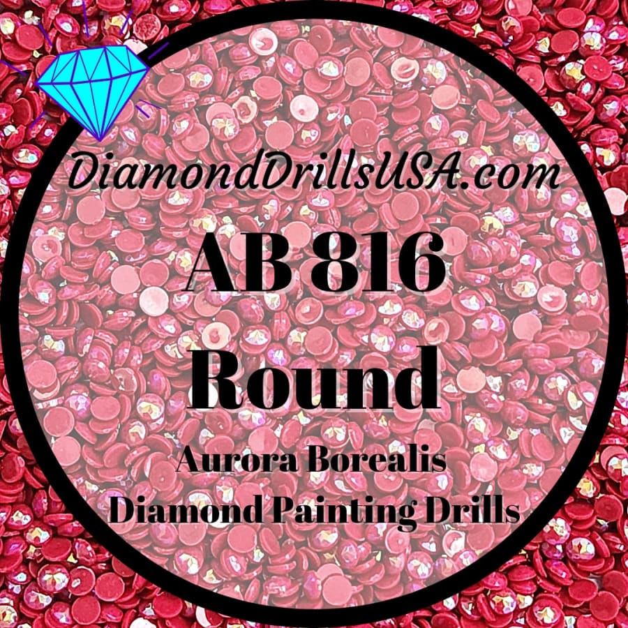 AB 816 ROUND Aurora Borealis 5D Diamond Painting Drills