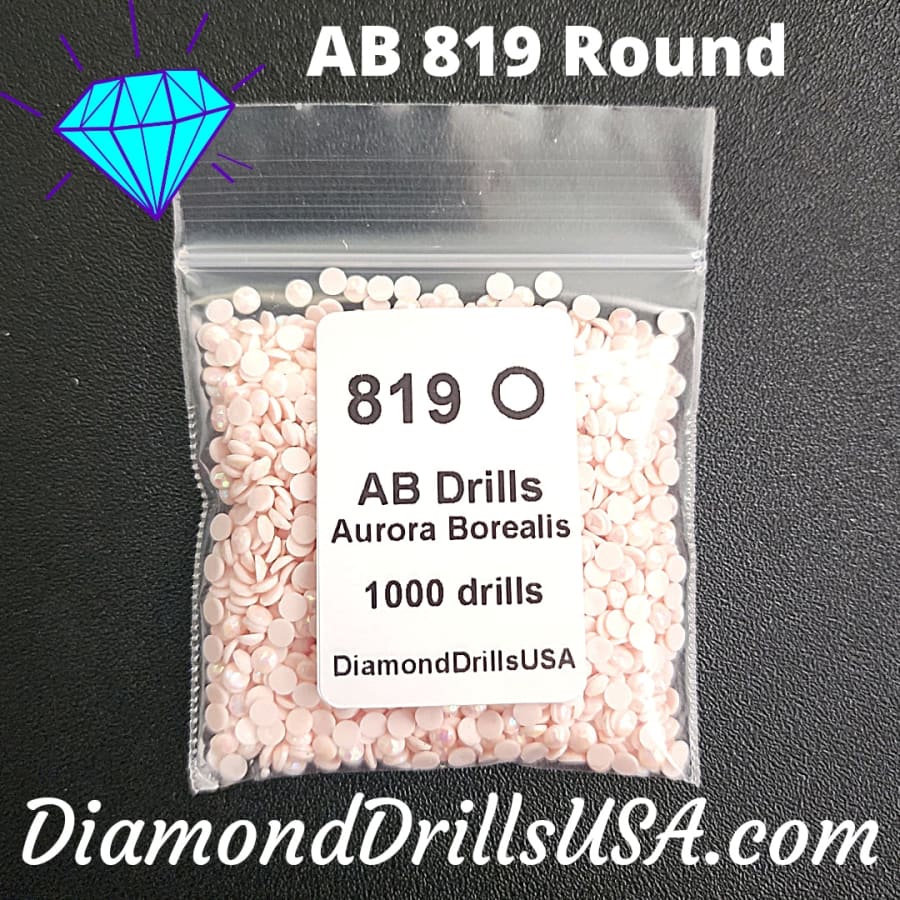 AB 819 ROUND Aurora Borealis 5D Diamond Painting Drills DMC