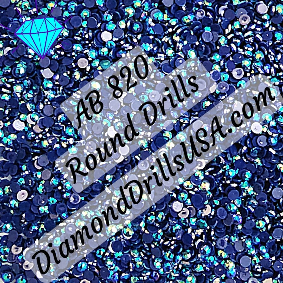 AB 820 ROUND Aurora Borealis 5D Diamond Painting Drills