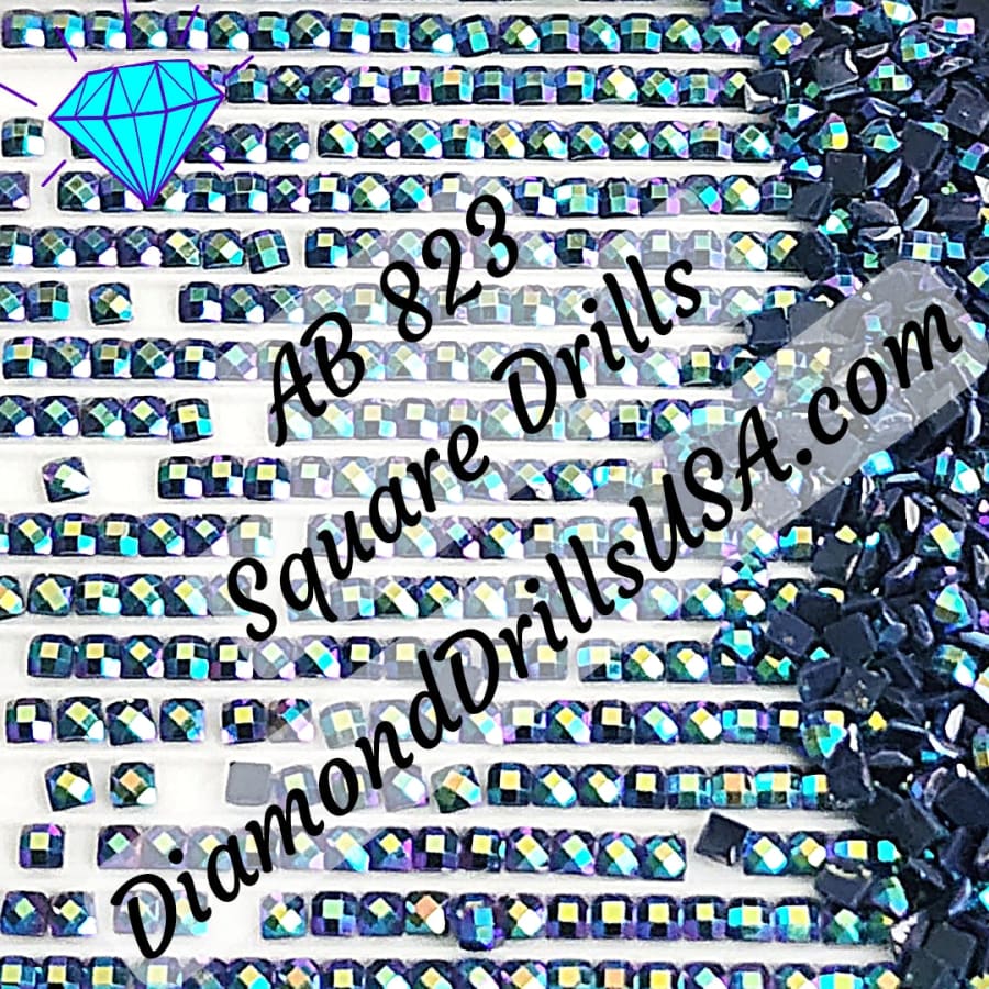 AB 823 SQUARE Aurora Borealis 5D Diamond Painting Drills
