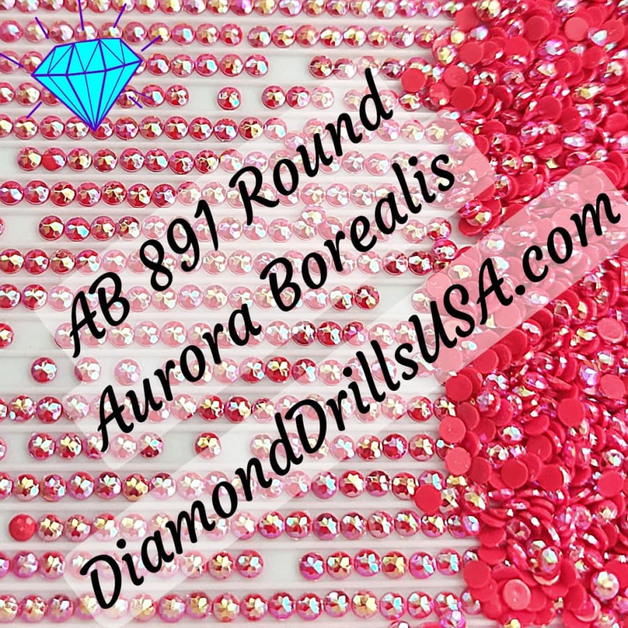 AB 891 ROUND Aurora Borealis 5D Diamond Painting Drills