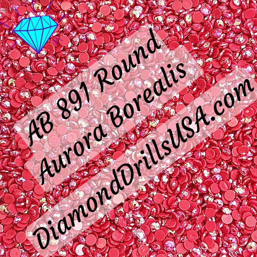 AB 891 ROUND Aurora Borealis 5D Diamond Painting Drills