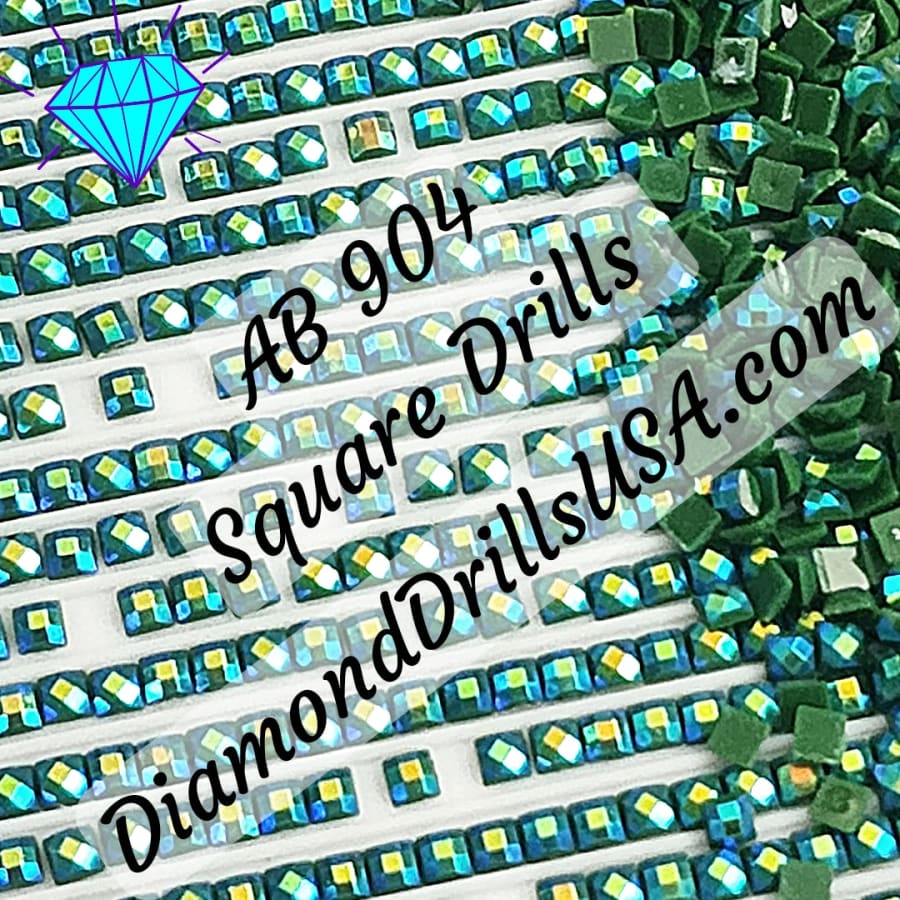 AB 904 SQUARE Aurora Borealis 5D Diamond Painting Drills