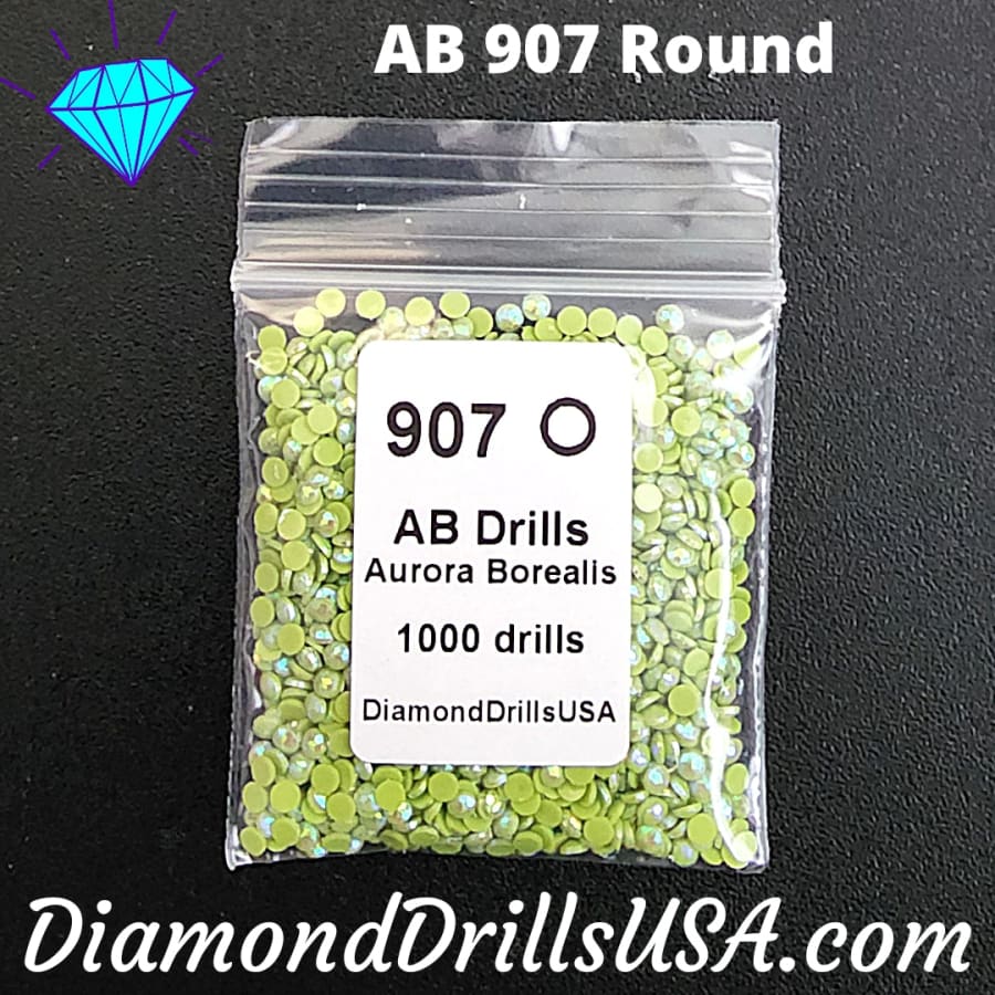 AB 907 ROUND Aurora Borealis 5D Diamond Painting Drills