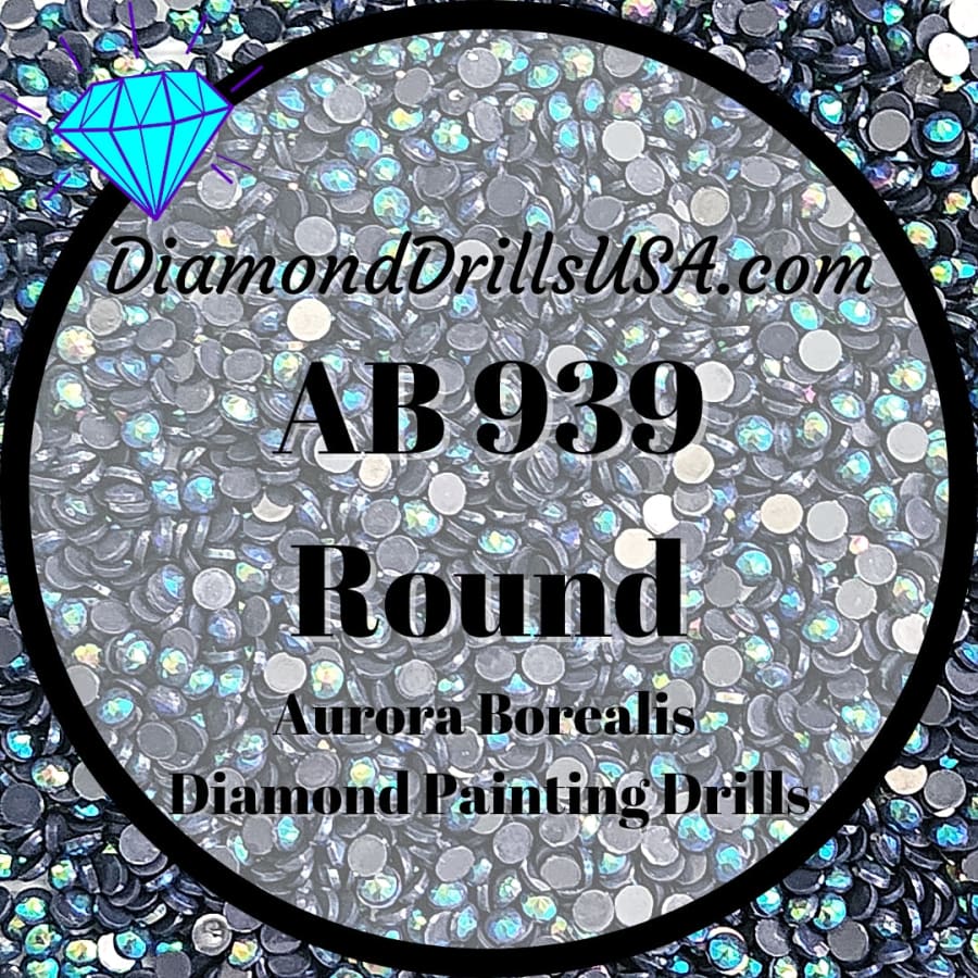 AB 939 ROUND Aurora Borealis 5D Diamond Painting Drills