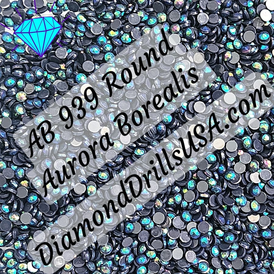 AB 939 ROUND Aurora Borealis 5D Diamond Painting Drills