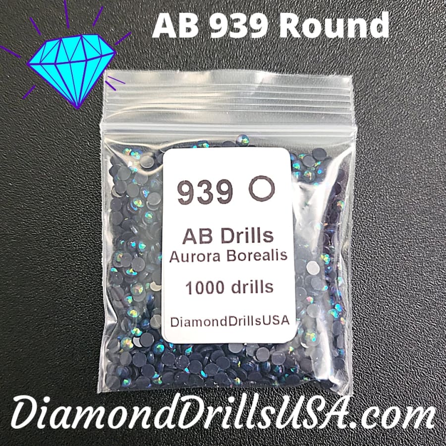 AB 939 ROUND Aurora Borealis 5D Diamond Painting Drills