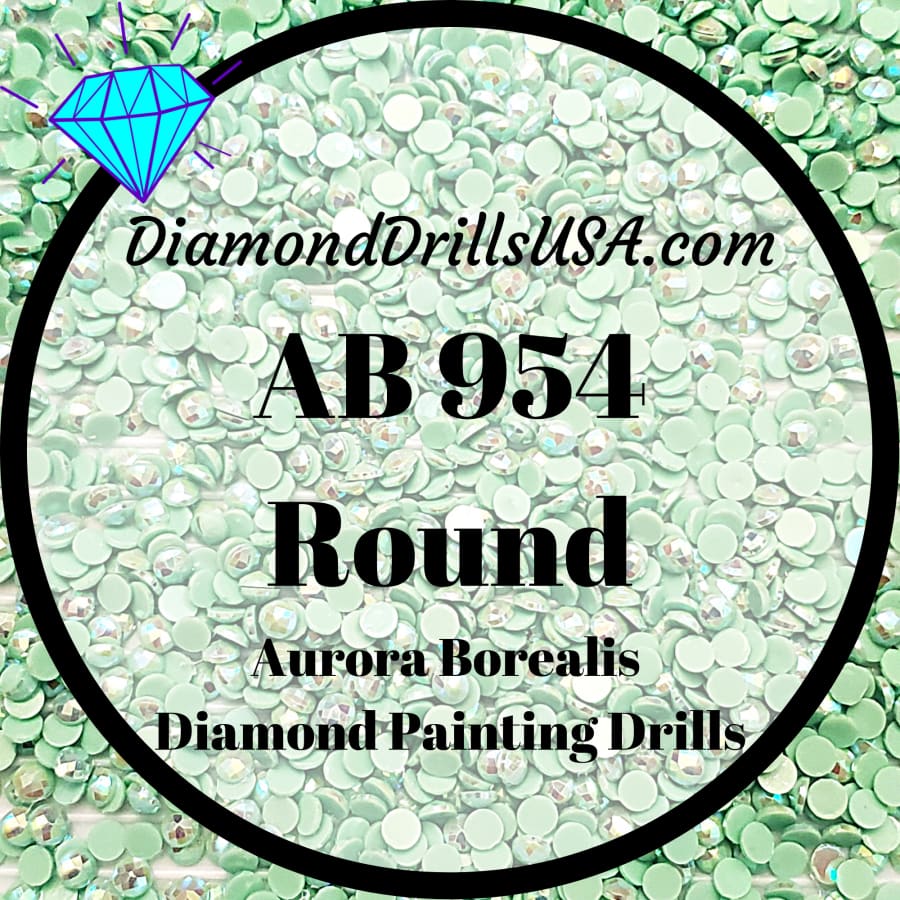 AB 954 ROUND Aurora Borealis 5D Diamond Painting Drills