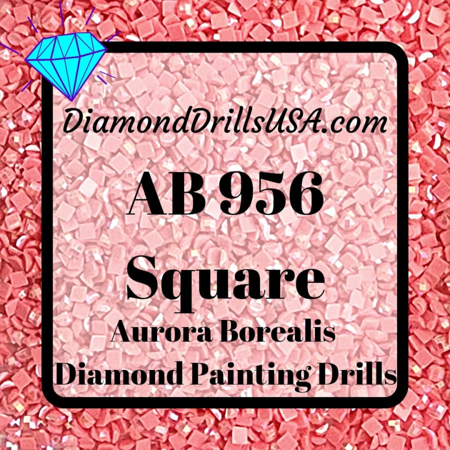 DiamondDrillsUSA - Pink Jelly SQUARE GLOW in the Dark UV 5D Diamond Painting  Drills Beads
