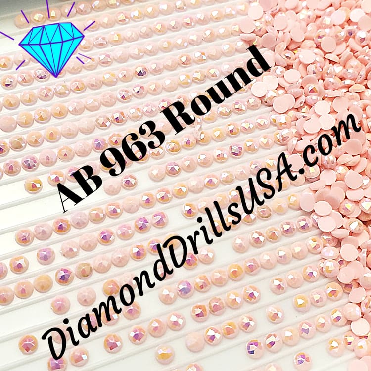 AB 963 ROUND Aurora Borealis 5D Diamond Painting Drills