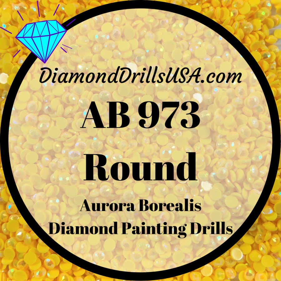 AB 973 ROUND Aurora Borealis 5D Diamond Painting Drills