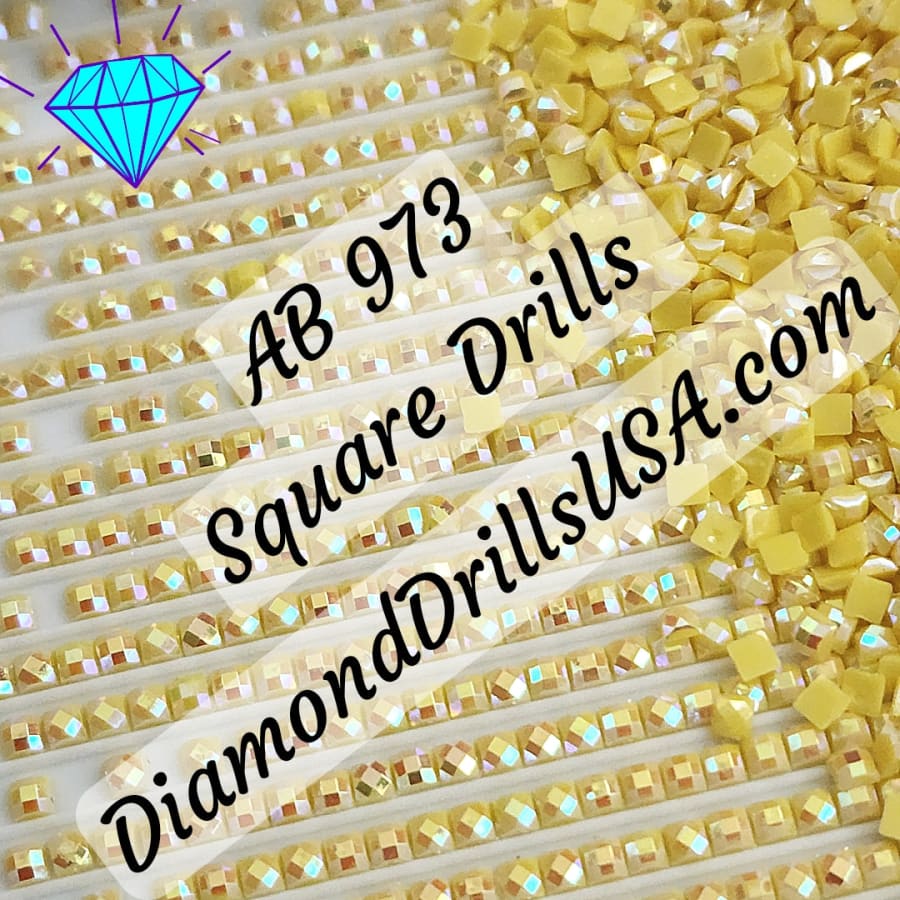 AB 973 SQUARE Aurora Borealis 5D Diamond Painting Drills
