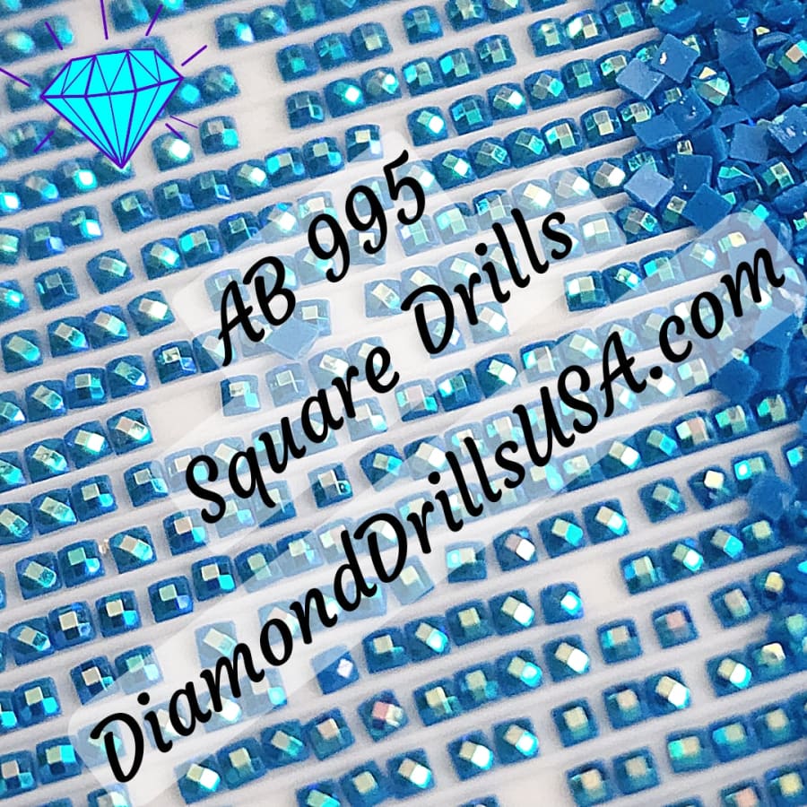 AB 995 SQUARE Aurora Borealis 5D Diamond Painting Drills