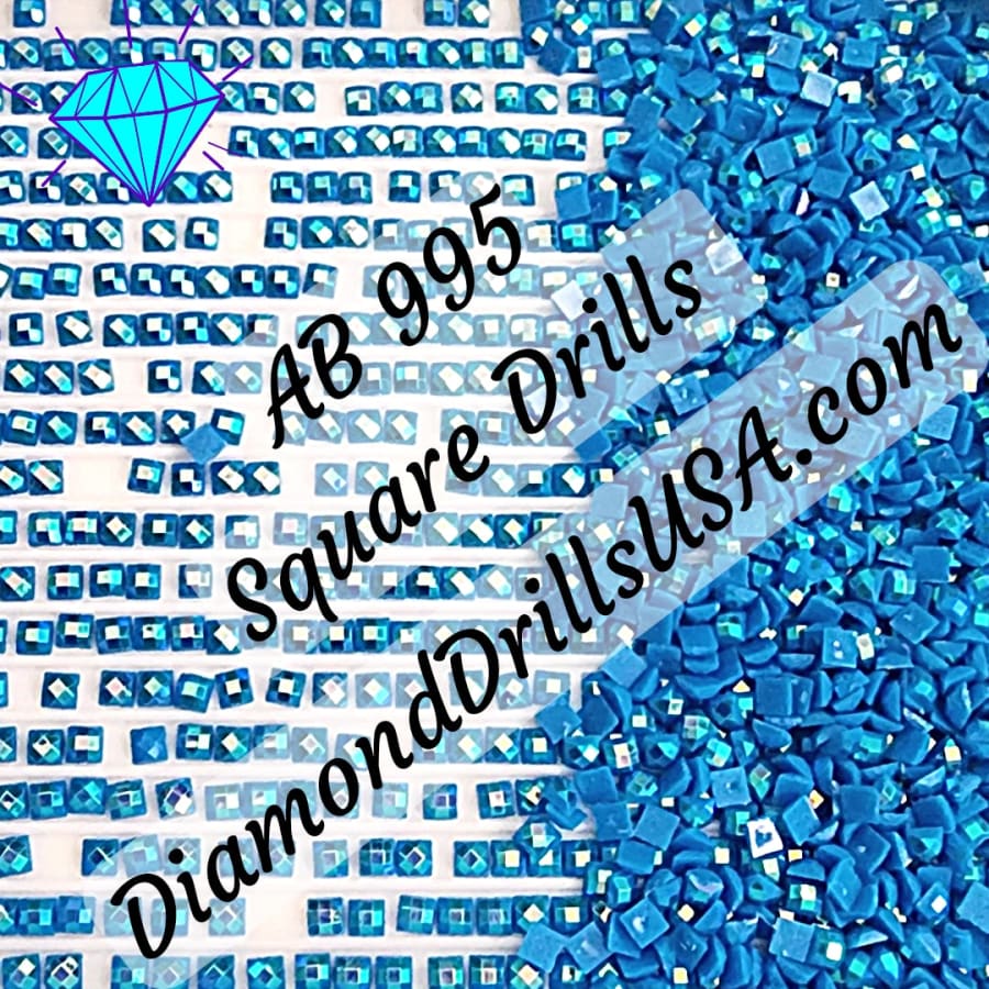 AB 995 SQUARE Aurora Borealis 5D Diamond Painting Drills