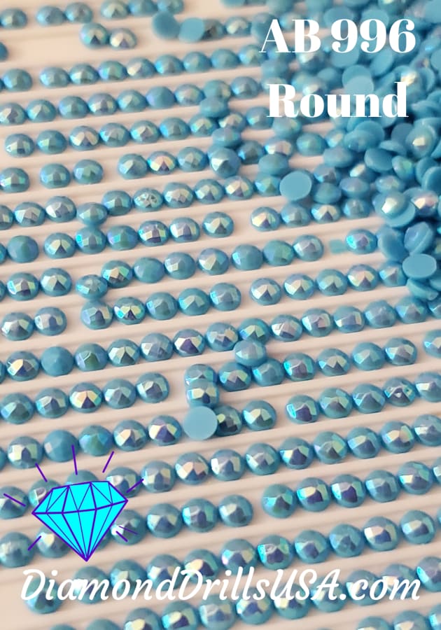 AB 996 ROUND Aurora Borealis 5D Diamond Painting Drills