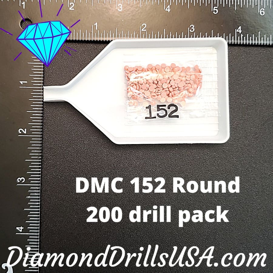 DMC 152 ROUND 5D Diamond Painting Drills Beads 152 Medium
