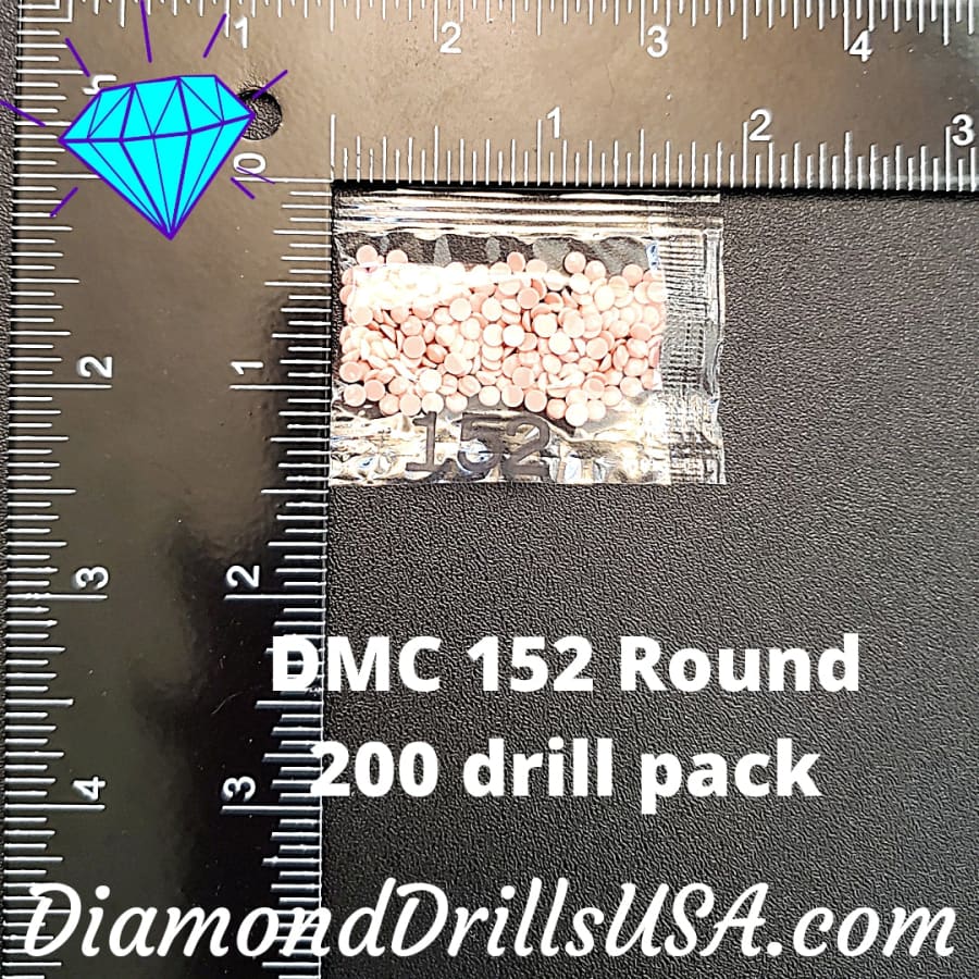 DMC 152 ROUND 5D Diamond Painting Drills Beads 152 Medium
