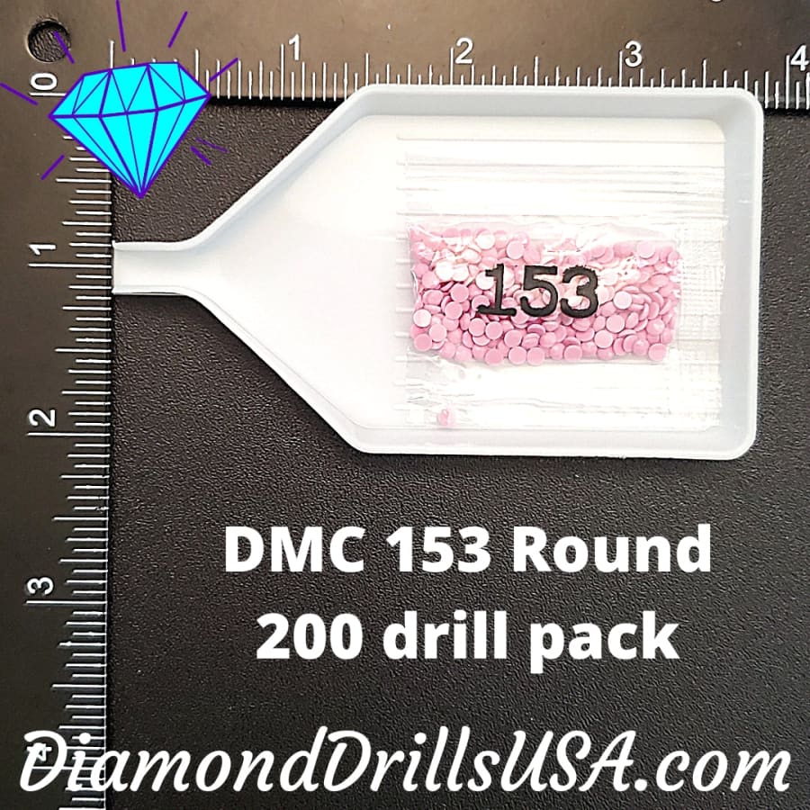 DMC 153 ROUND 5D Diamond Painting Drills Beads DMC 153 Very