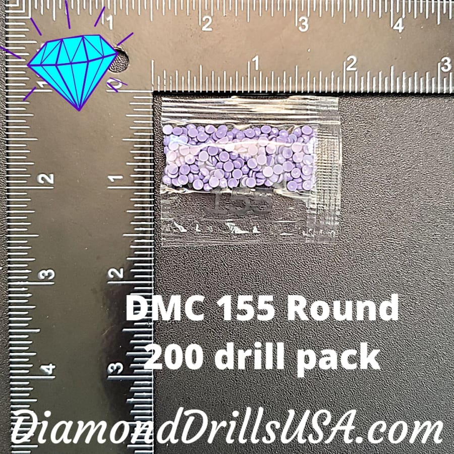 DMC 155 ROUND 5D Diamond Painting Drills Beads DMC 155