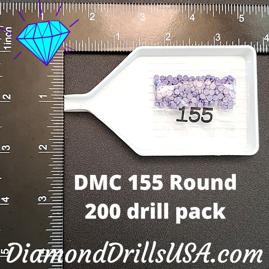 DMC 155 ROUND 5D Diamond Painting Drills Beads DMC 155