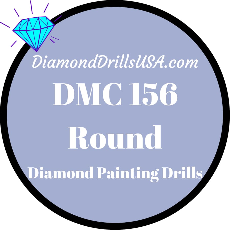 DMC 156 ROUND 5D Diamond Painting Drills Beads DMC 156