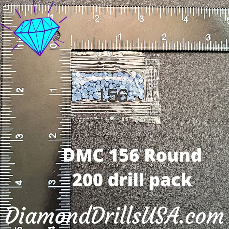 DMC 156 ROUND 5D Diamond Painting Drills Beads DMC 156