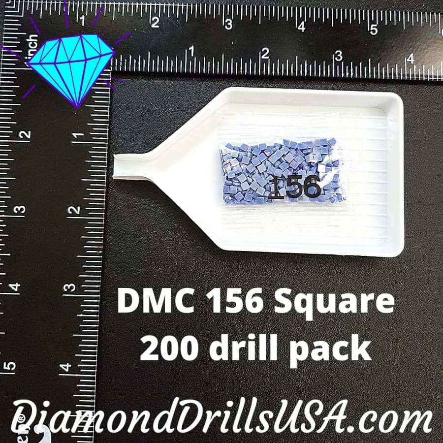 DMC 156 SQUARE 5D Diamond Painting Drills Beads DMC 156