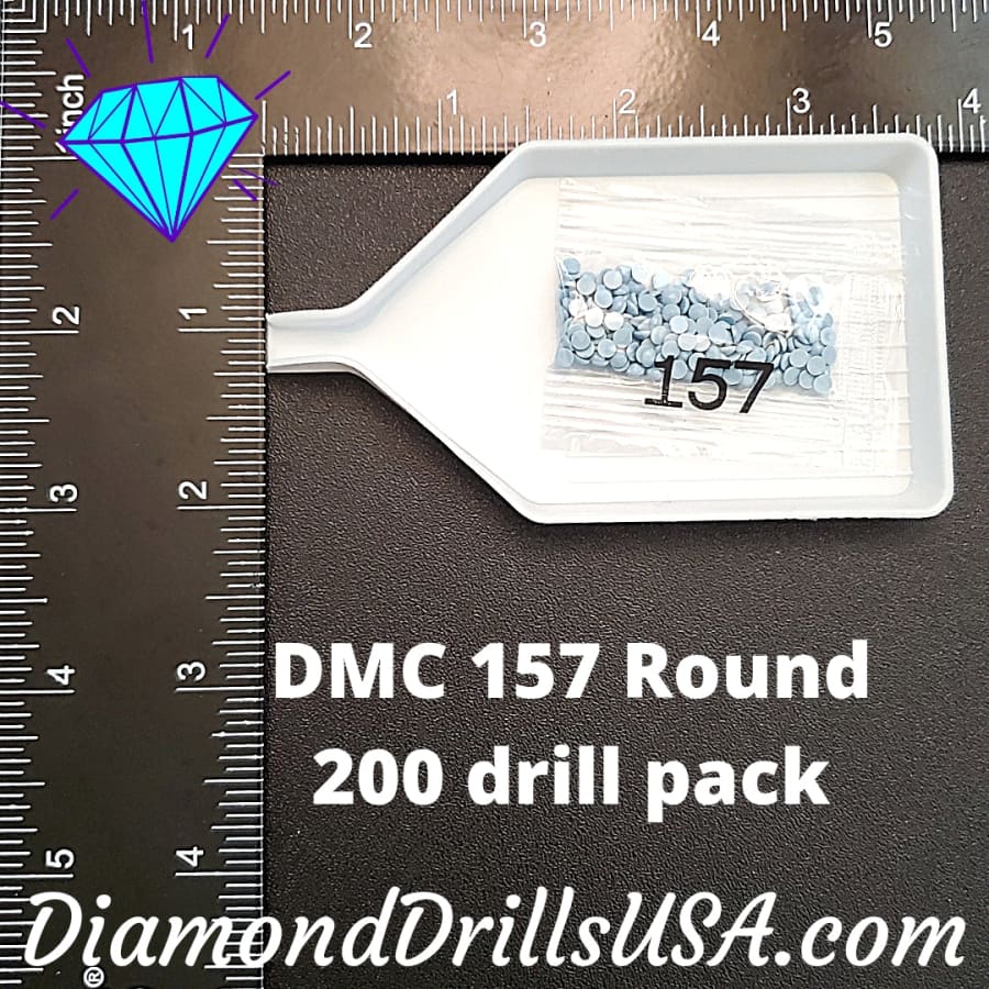 DMC 157 ROUND 5D Diamond Painting Drills Beads DMC 157 Very