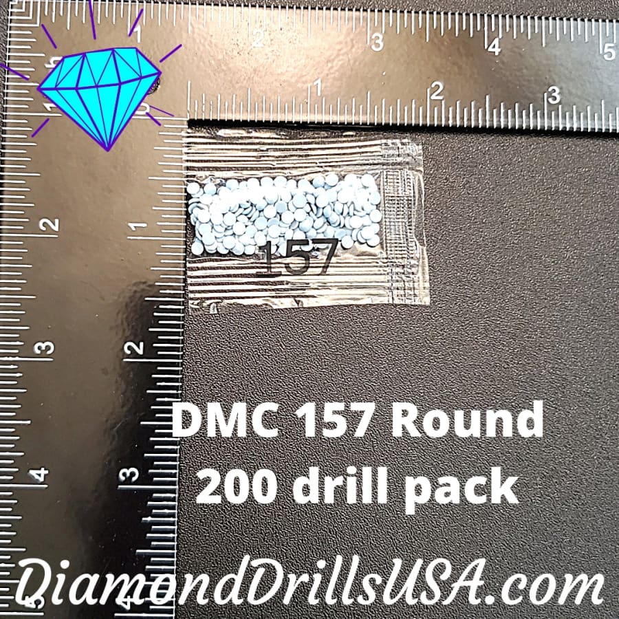DMC 157 ROUND 5D Diamond Painting Drills Beads DMC 157 Very