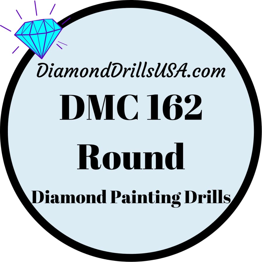 DMC 162 ROUND 5D Diamond Painting Drills Beads DMC 162 Ultra