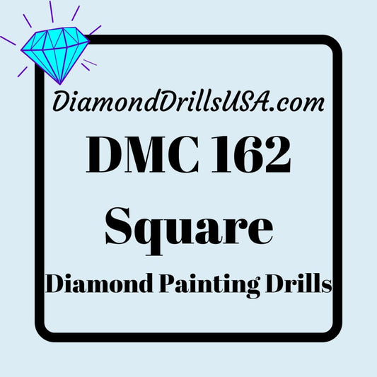 DMC 162 SQUARE 5D Diamond Painting Drills Beads DMC 162