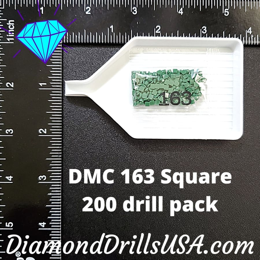 DMC 163 SQUARE 5D Diamond Painting Drills Beads DMC 163
