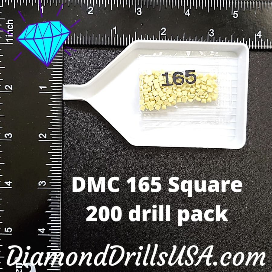 DMC 165 SQUARE 5D Diamond Painting Drills Beads DMC 165 Very
