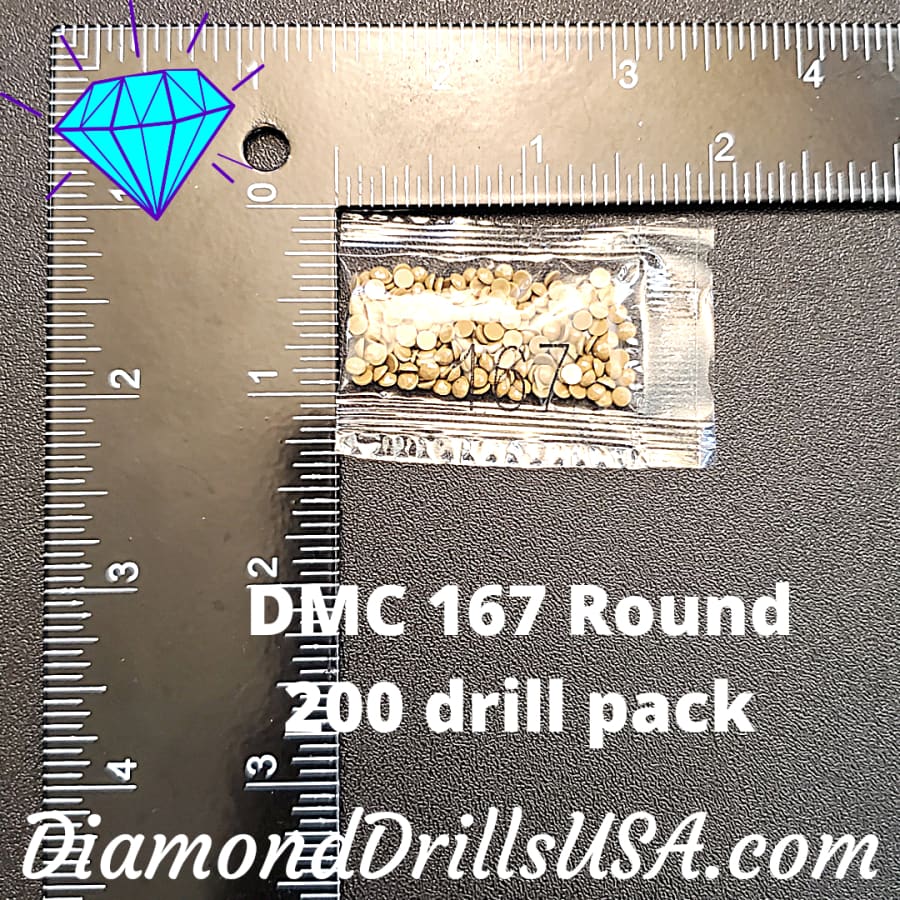 DMC 167 ROUND 5D Diamond Painting Drills Beads DMC 167 Very