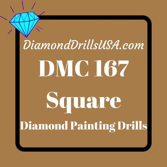 DMC 167 SQUARE 5D Diamond Painting Drills Beads DMC 167 Very