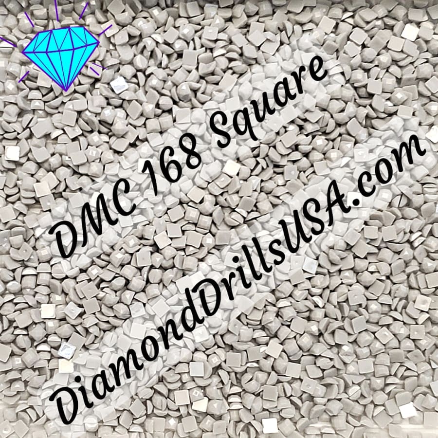 DMC 168 SQUARE 5D Diamond Painting Drills Beads DMC 168