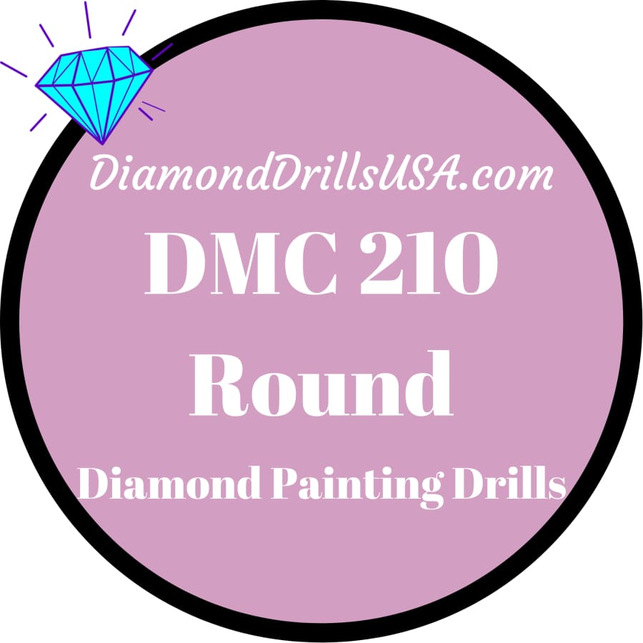 DMC 210 ROUND 5D Diamond Painting Drills Beads DMC 210