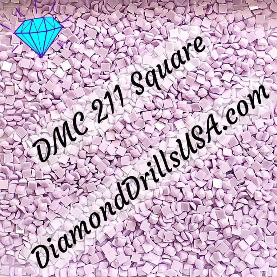 DMC 211 SQUARE 5D Diamond Painting Drills Beads DMC 211