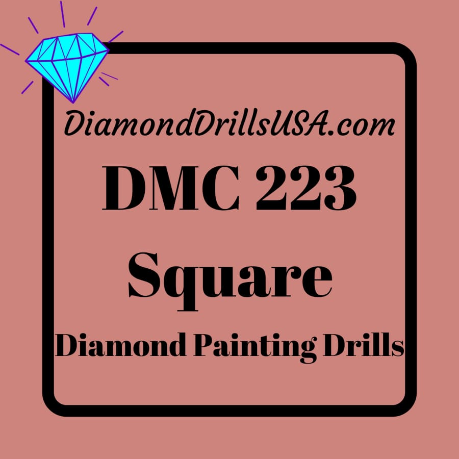 DMC 223 SQUARE 5D Diamond Painting Drills Beads 223 Light