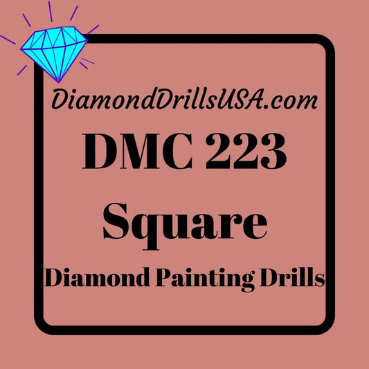 DMC 223 SQUARE 5D Diamond Painting Drills Beads 223 Light