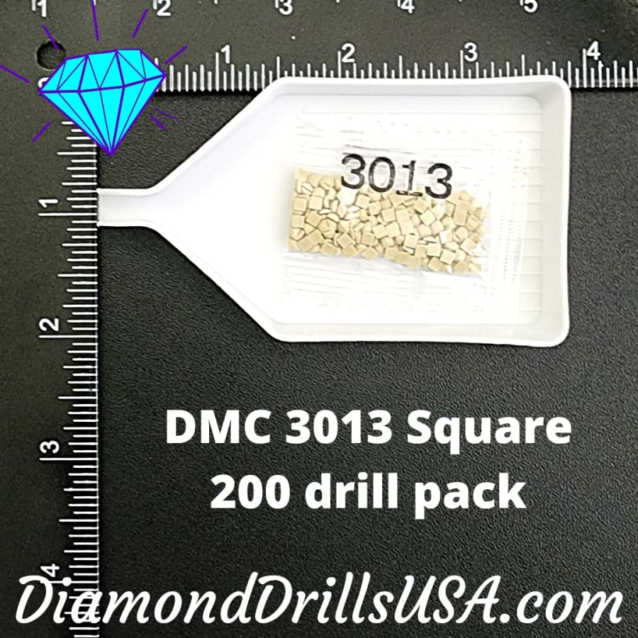 DMC 3013 SQUARE 5D Diamond Painting Drills Beads DMC 3013