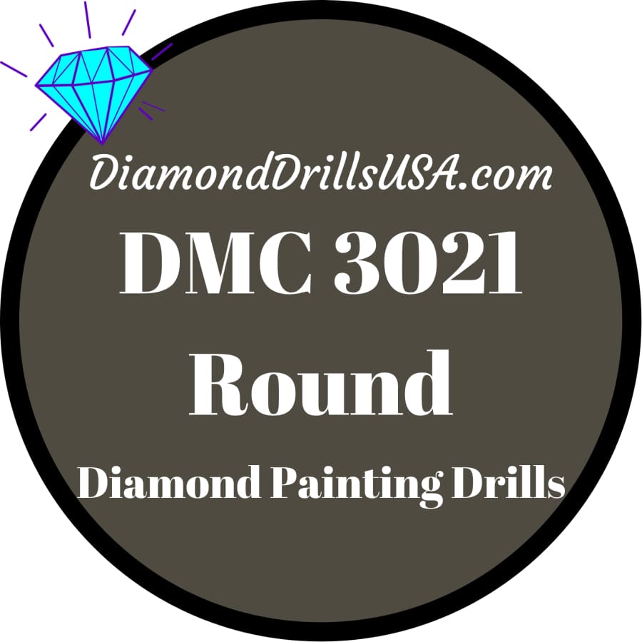 DMC 3021 ROUND 5D Diamond Painting Drills Beads DMC 3021