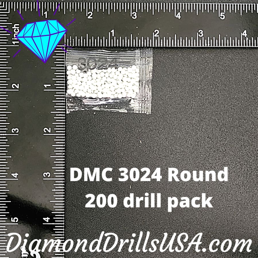 DMC 3024 ROUND 5D Diamond Painting Drills DMC 3024 Very