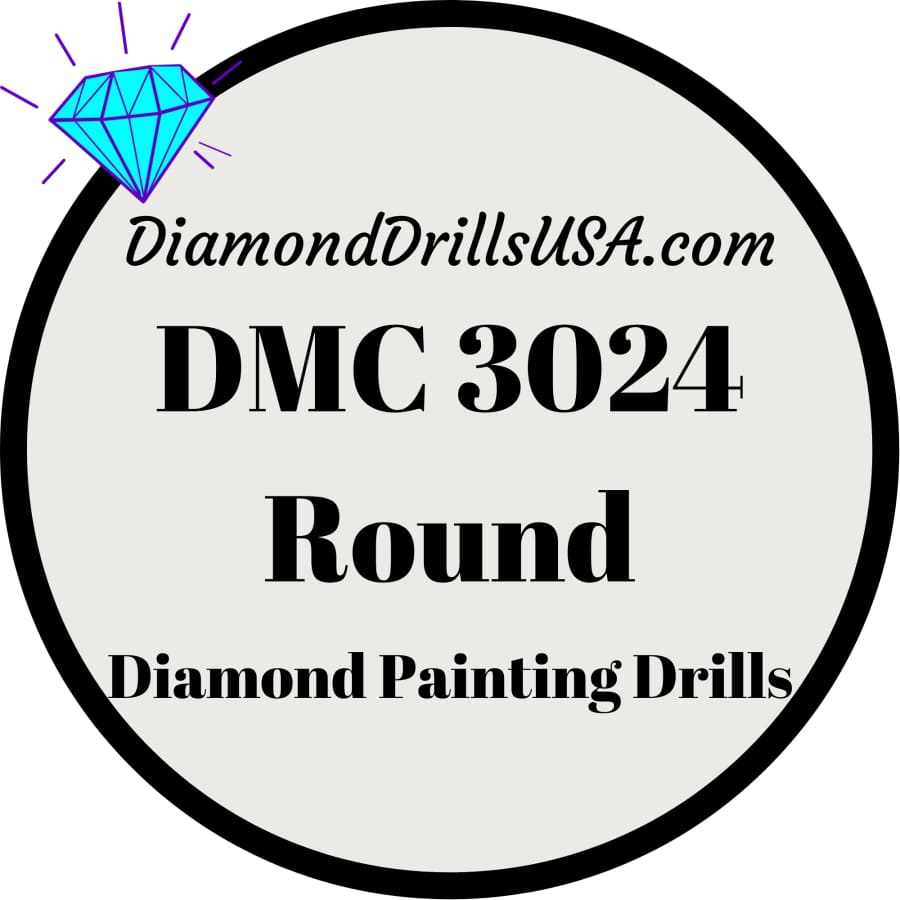 DMC 3024 ROUND 5D Diamond Painting Drills DMC 3024 Very