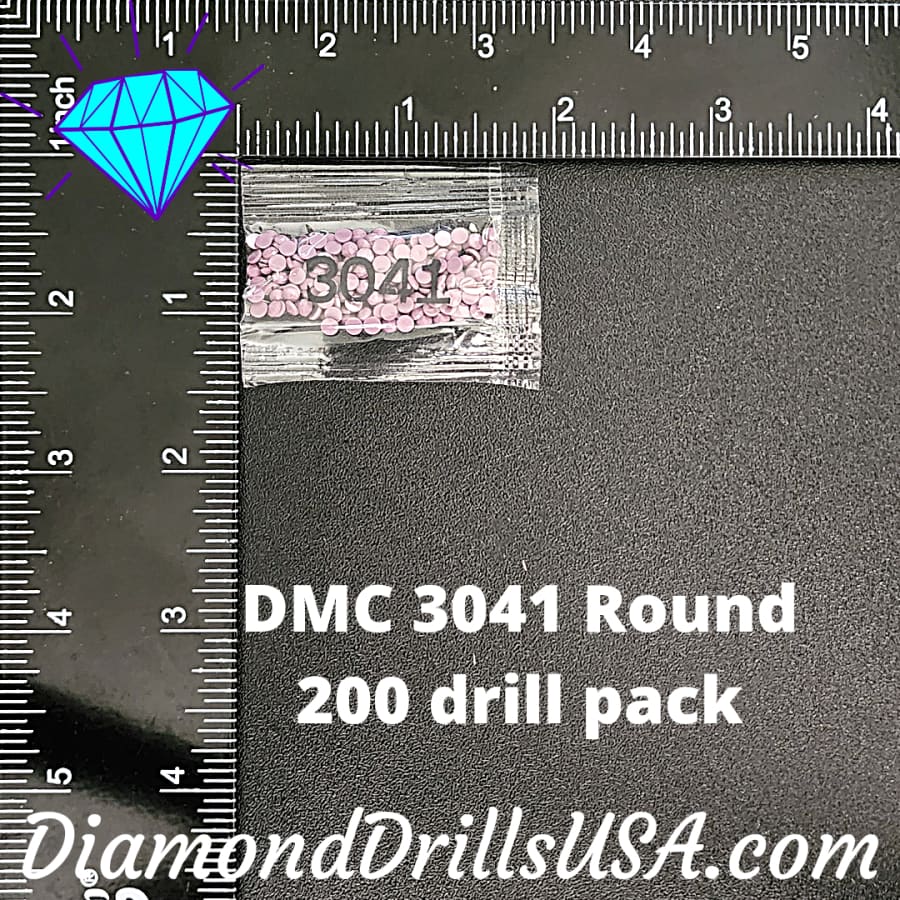 DMC 3041 ROUND 5D Diamond Painting Drills Beads DMC 3041