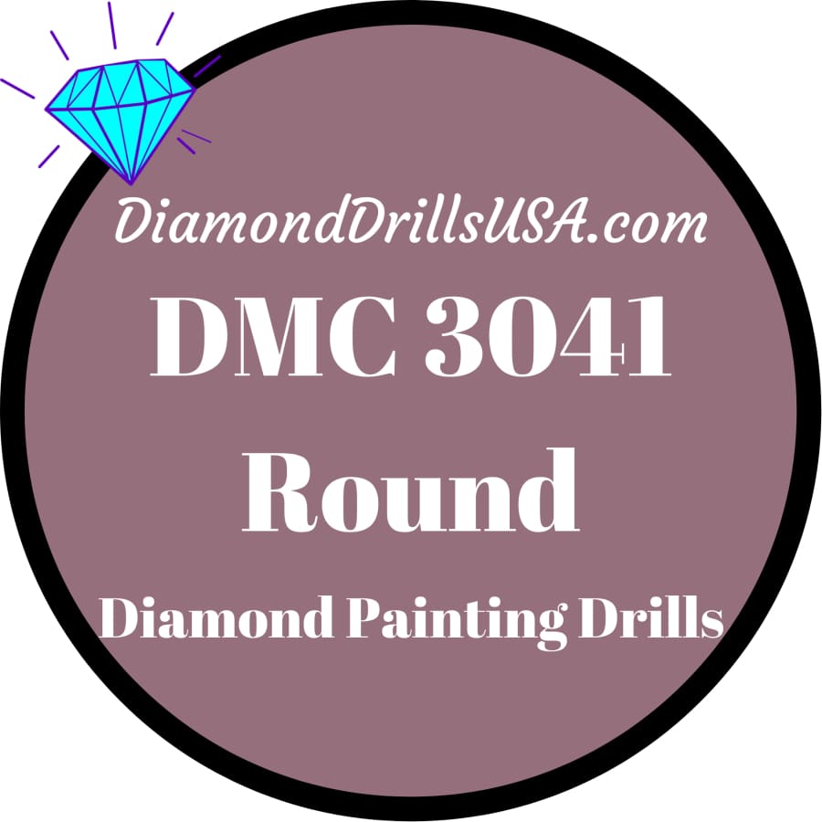 DMC 3041 ROUND 5D Diamond Painting Drills Beads DMC 3041