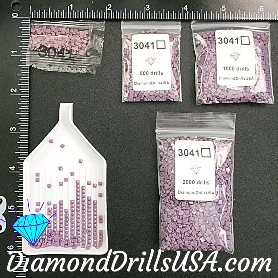 DMC 3041 SQUARE 5D Diamond Painting Drills Beads DMC 3041