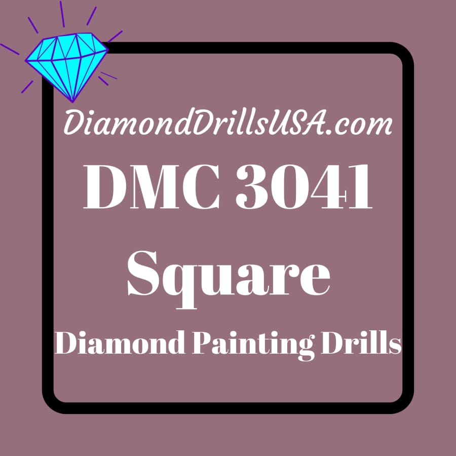 DMC 3041 SQUARE 5D Diamond Painting Drills Beads DMC 3041
